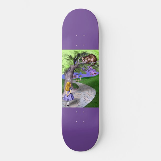 Skateboard Les aventures d'Alice au pays des merveilles (Recto)