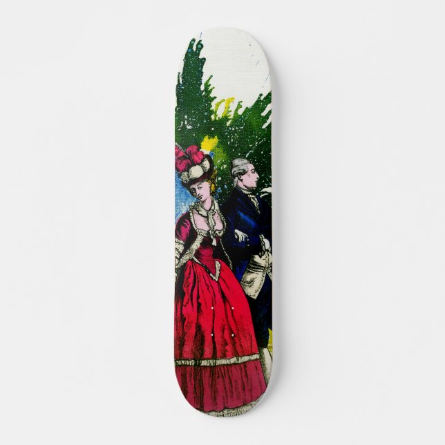 Skateboard Les Bourbons français par Michael Moffa (Devant)