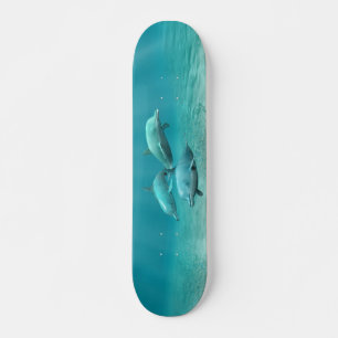 Skateboard Les dauphins de natation