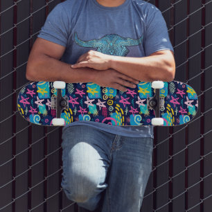 Skateboard Les étoiles funky