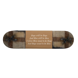 Skateboard Les garçons seront les garçons