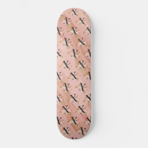 Skateboard Lettre X