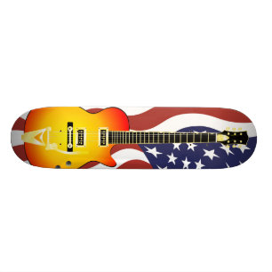 Skateboard Lever de soleil américain de guitare électrique
