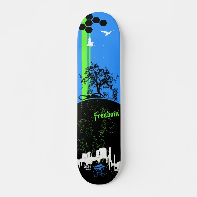 Skateboard Liberté (Devant)