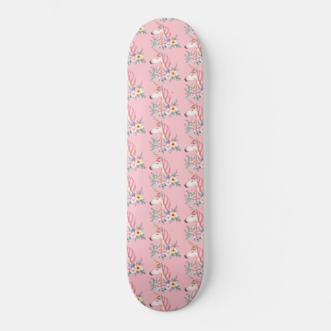 Skateboard Licorne (Recto)