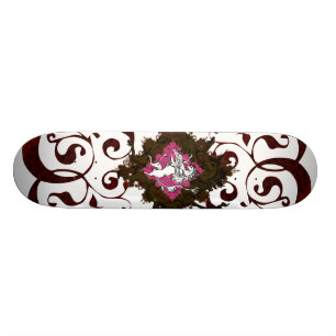Skateboard Licorne héraldique