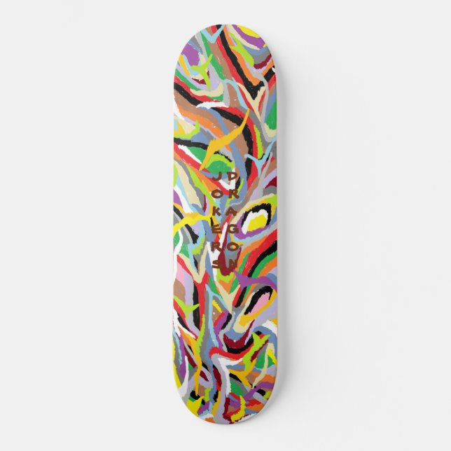 Skateboard LignesLostinJDS (Recto)