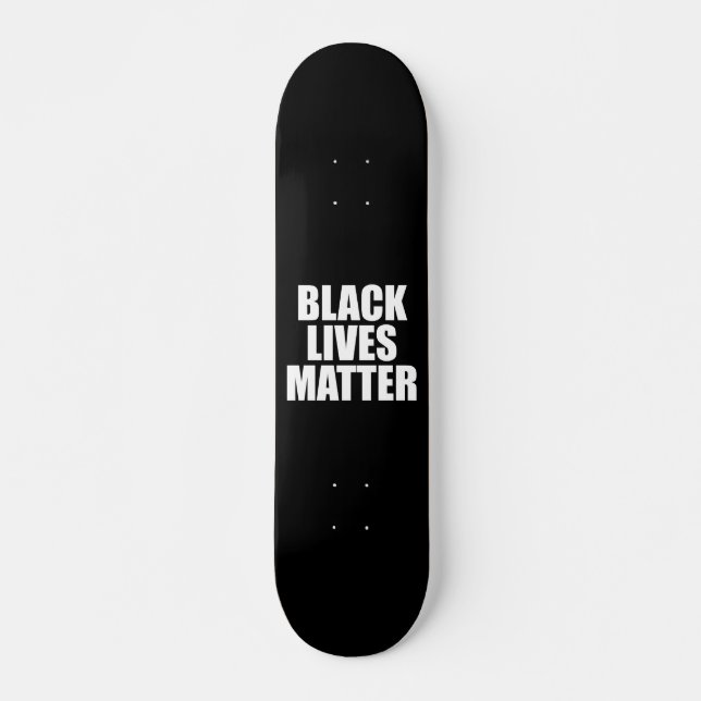 Skateboard L'importance des vies noires (Devant)