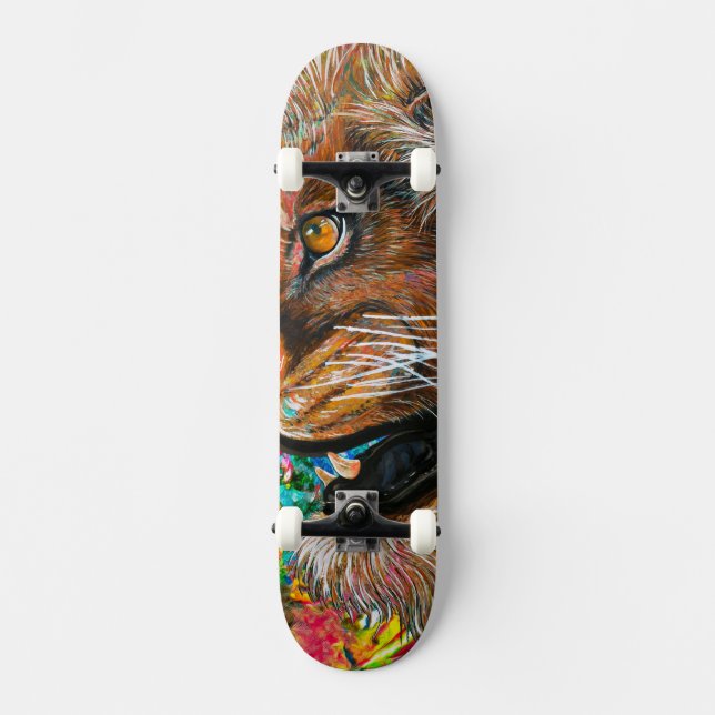 Skateboard Lion SK8 (Recto)