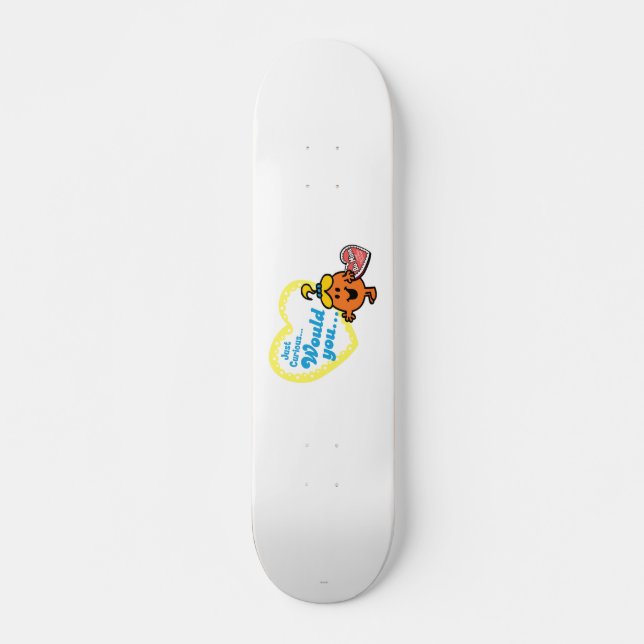 Skateboard Little Miss Curious Valentine's Day Wish (Devant)