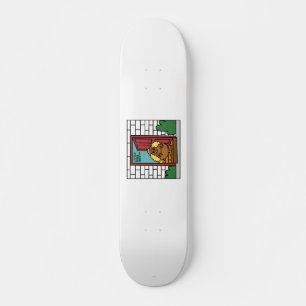Skateboard Little Miss Dotty   Porte ouverte