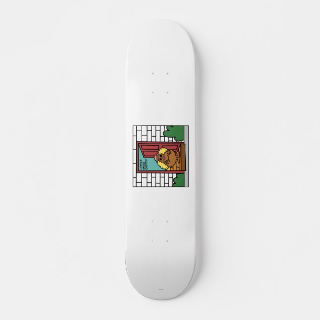 Skateboard Little Miss Dotty | Porte ouverte (Devant)
