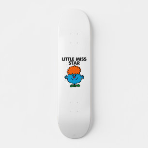 Skateboard Little Miss Star   Lettres noires