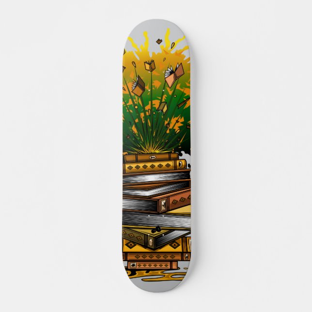Skateboard Livres à ananas (Devant)