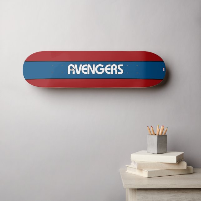 Skateboard Logo Avengers Contour (Art mural (Horz))