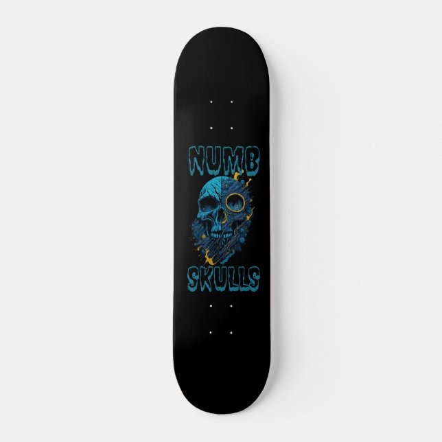 Skateboard Logo De Conception Numb-Skulls (Devant)