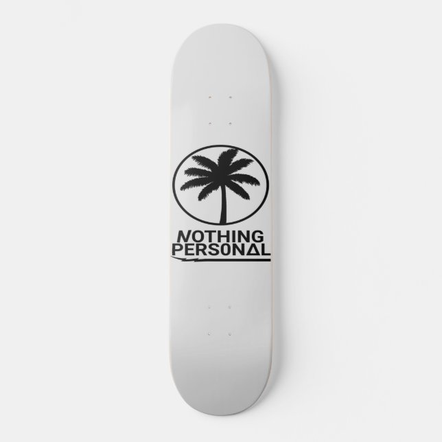 Skateboard Logo Nothing Personal (Recto)