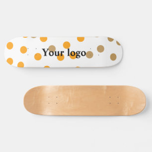 Skateboard Logo personnalisé simple et élégant ici société