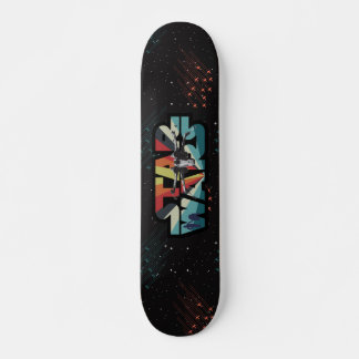 Skateboard Logo rétro X-Wing Starburst Star Wars