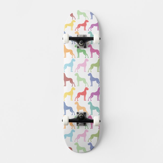 Skateboard Longboard Great Dane (Recto)