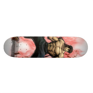 Skateboard Longue position de Fei