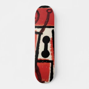 Skateboard L'orfèvrerie de Paul Klee - Art Vintage Cool Abstr