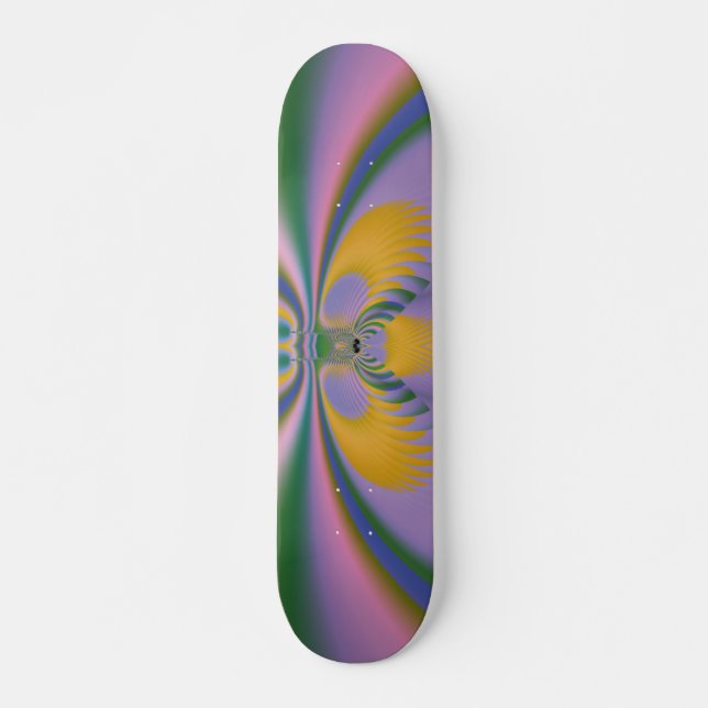 Skateboard Lotus Pourpre (Devant)