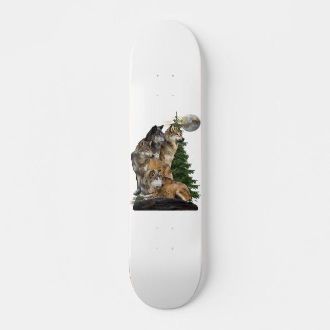 Skateboard Loup (Devant)