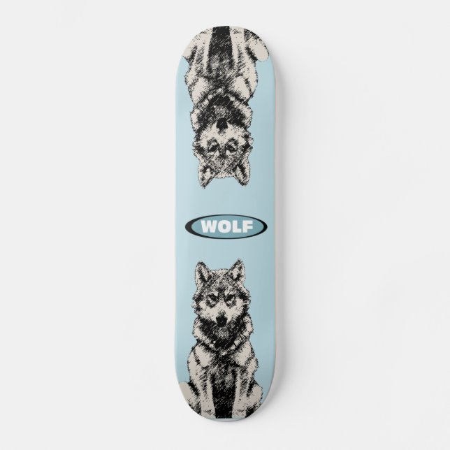 Skateboard loup (Recto)