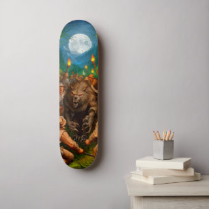 Skateboard Loup-garou de la pleine lune Lycanthrope Vengeance