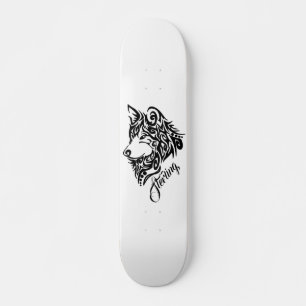 Skateboard Loup tribal