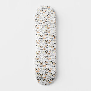 Skateboard Love Chiens et Chiens