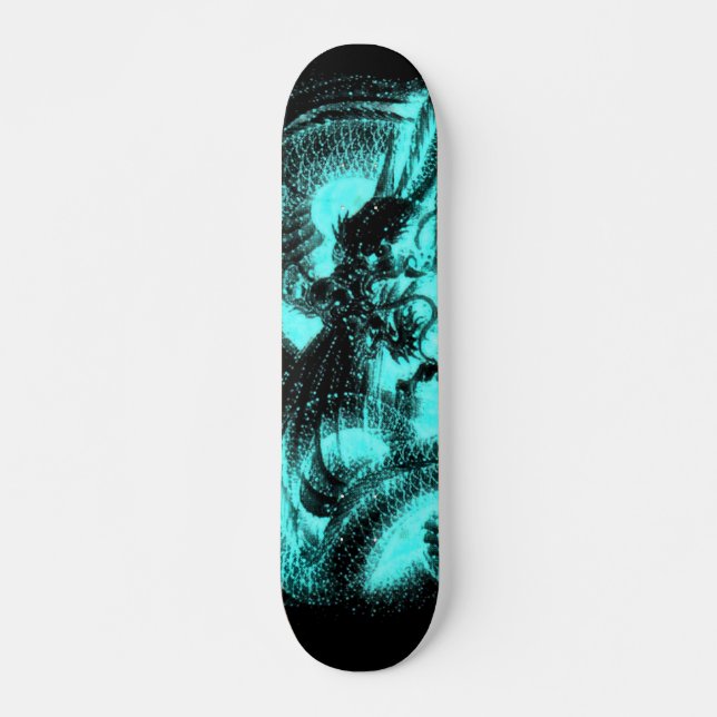 Skateboard Lueur dans conseil fait sur commande de dragon (Devant)