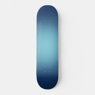 Skateboard Lumière blanche sur bleu