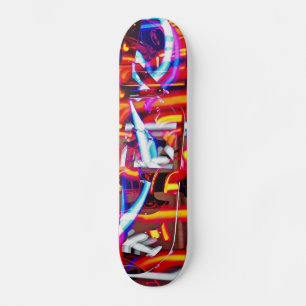 Skateboard lumières brisées