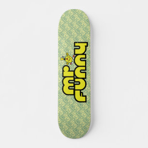 Skateboard M. Funny   Lettres jaunes