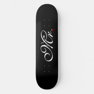 Skateboard M. Mari A Groom Ses Hers Nouvelles Mauvaises Maiso