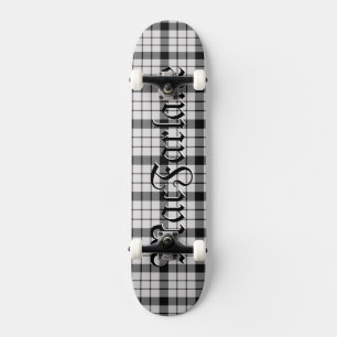 Skateboard MacFarlane Tartan Carreaux Rouge