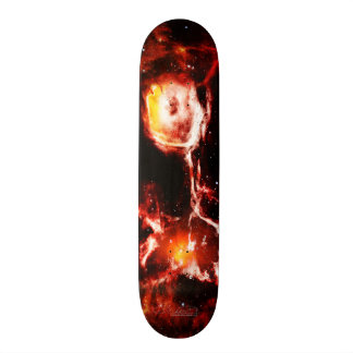 Skateboard Madame peinte par étoile