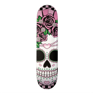 Skateboard Madame Sugar Skull