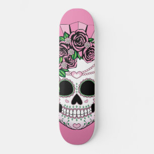 Skateboard Madame Sugar Skull