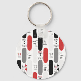 Skateboard Madness (GRB) Keychain