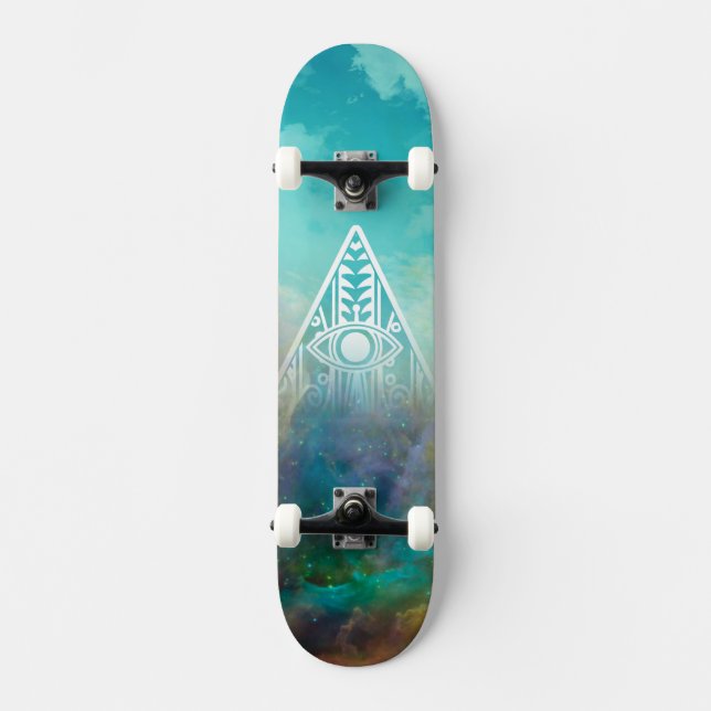 Skateboard Magnifique triangle Orion nebula "All See eye" (Recto)