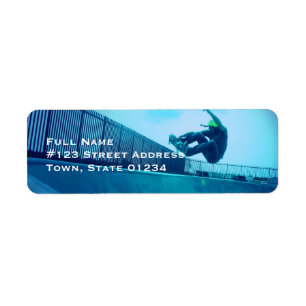 Skateboard Mailing Labels
