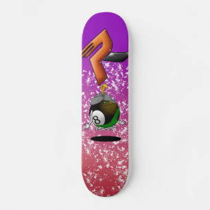 Skateboard majik 8ball