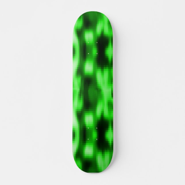 Skateboard Manchado verde e preto estilo pastilhas de vidro (Devant)