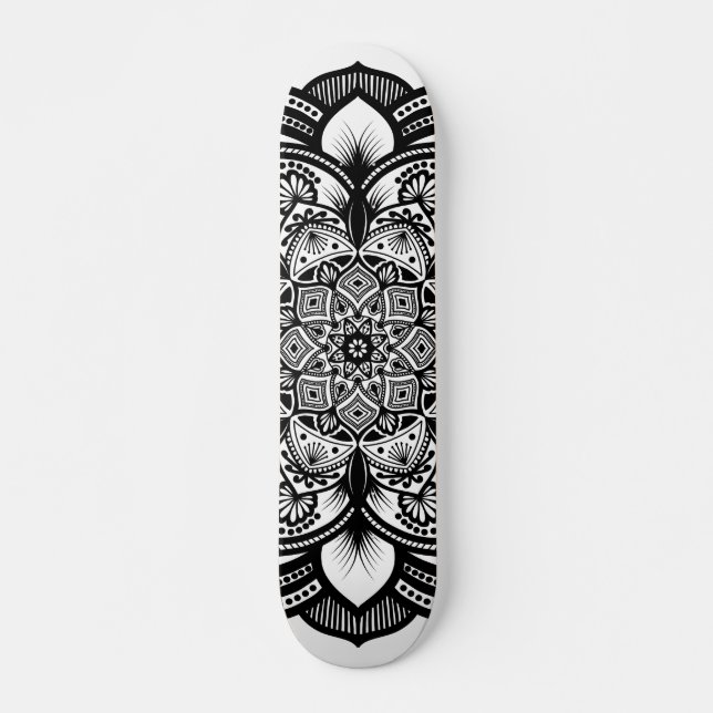Skateboard Mandala Black M102 (Devant)