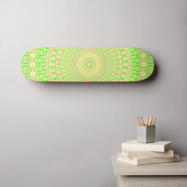 Skateboard Mandala bohémien (Art mural (Horz))