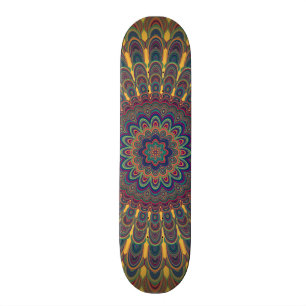 Skateboard Mandala ovale de Bohème