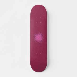 Skateboard Mandala rose